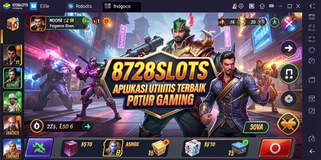 Tampilan antarmuka 8728SLOTS yang menarik dan modern.