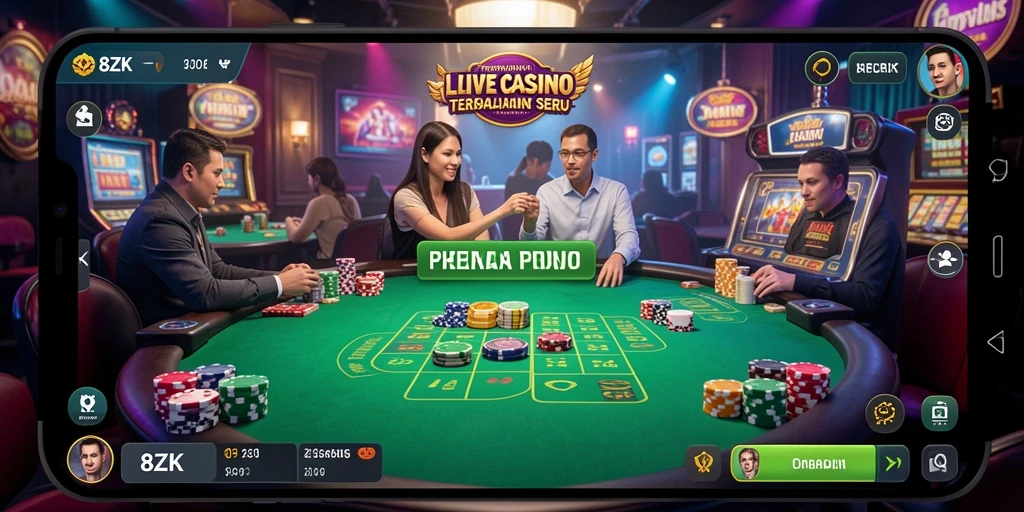 Gameplay menarik di 8ZK dengan dealer profesional.