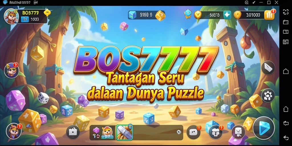 Tampilan gameplay menarik dari BOS777 dengan tantangan puzzle.