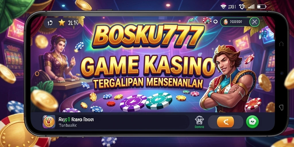 Screenshot gameplay BOSKU777 menampilkan keseruan permainan Kasino.