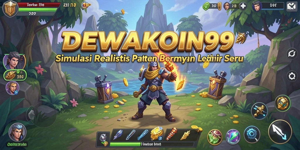 Gameplay seru DEWAKOIN99 dengan skenario simulasi yang mendalam.