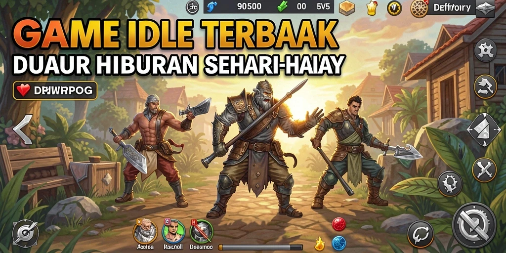 Screenshot DEWAPG menampilkan gameplay Idle yang menarik.