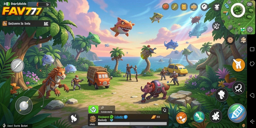 Screenshot gameplay FAV77 menampilkan eksplorasi luar biasa dalam dunia Open World.