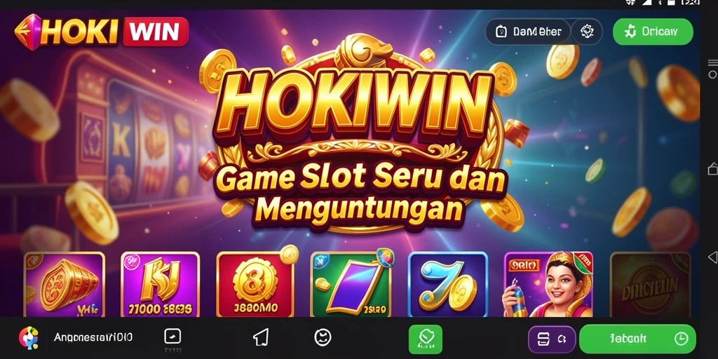 Gameplay seru dan menarik di HOKIWIN dengan mesin Slot yang beragam.