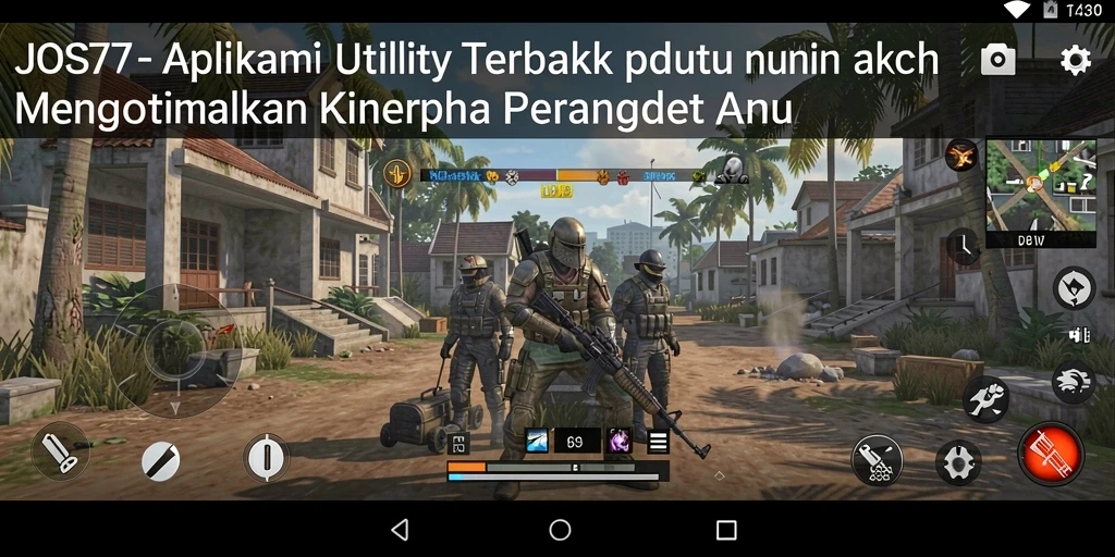 Screenshot JOS77 menampilkan antarmuka pengguna yang sederhana dan efektif.