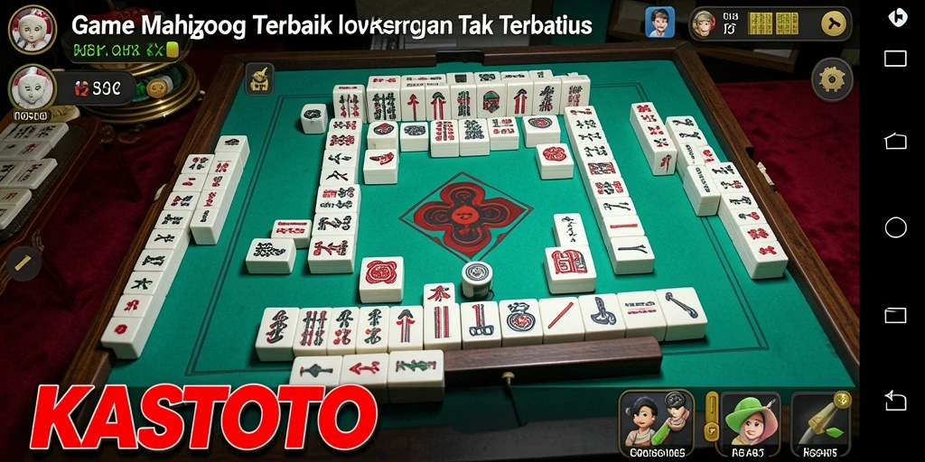 Tampilan gameplay Mahjong yang menarik dan intuitif dari KASTOTO.