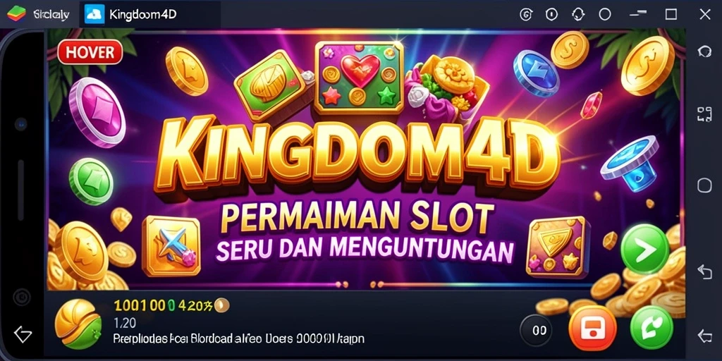 Gameplay mengasyikkan KINGDOM4D dengan tampilan slot yang menarik.