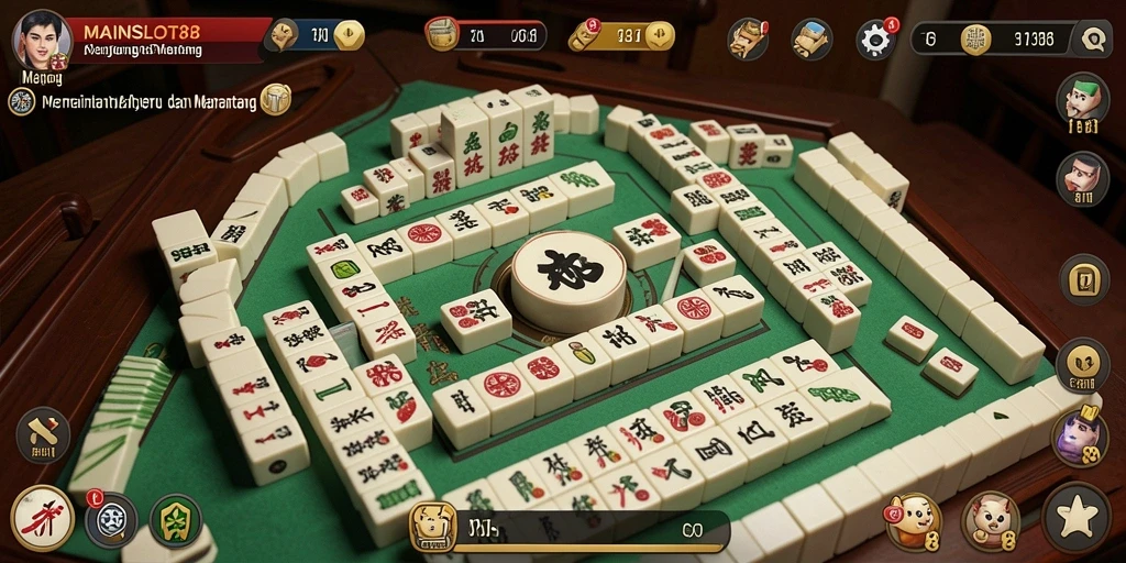 Tampilan gameplay MAINSLOT88 yang mengasyikkan saat bermain Mahjong.