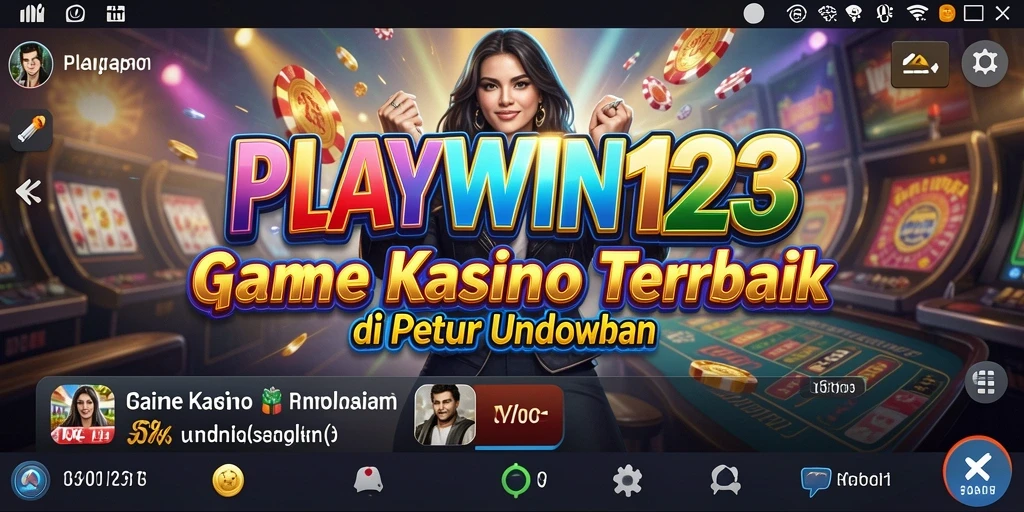 Screenshot gameplay PLAYWIN123 menampilkan aksi seru permainan kasino.