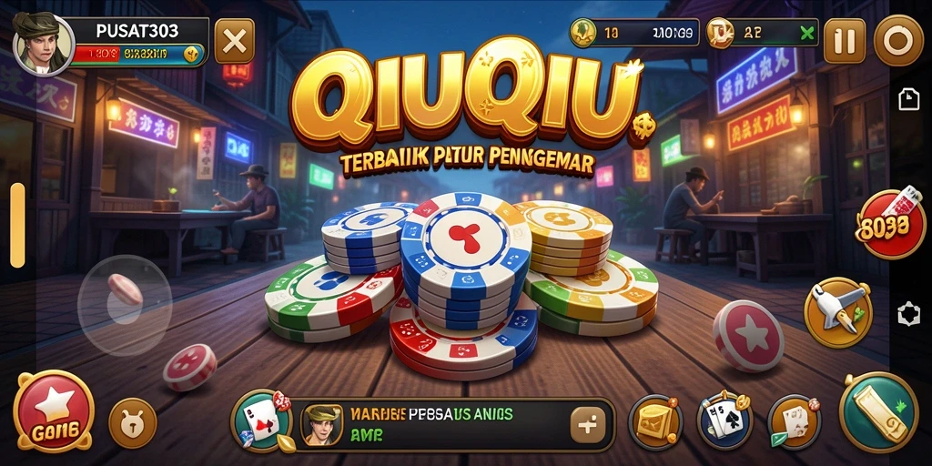Gameplay seru dalam PUSAT303 yang menampilkan aksi QiuQiu.