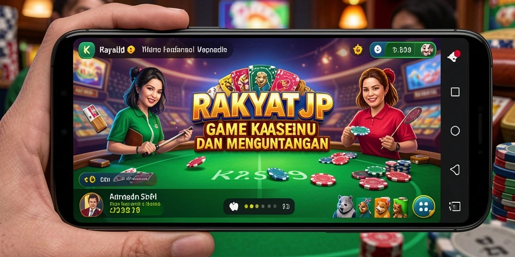 Screenshot gameplay RAKYATJP menampilkan keseruan bermain Kasino.