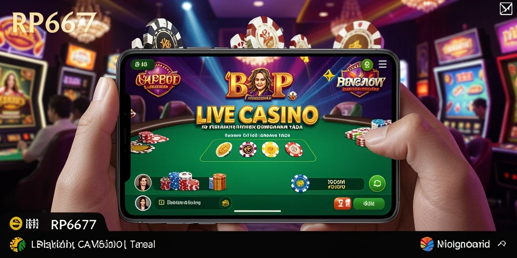 Gameplay seru dengan dealer langsung di RP6677.