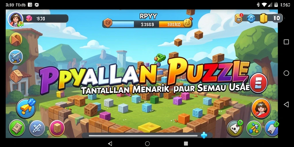 Screenshot gameplay Puzzle RPYYY yang menampilkan tantangan menarik.